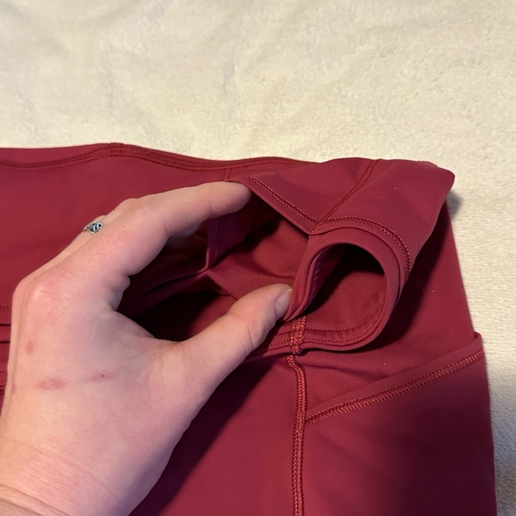 Lululemon Fast & Free II legging - Star Ruby - Sz 8 - 19” - TONS OF POCKETS - Picture 3 of 10